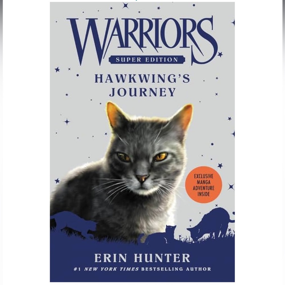 🌈Erin Hunter “WARRIORS” Super Edition Hardcover Book In Excellent Condition